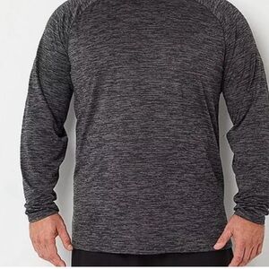 Xersion Men's Train EverAir Heathered Gray Long Sleeve Tee
